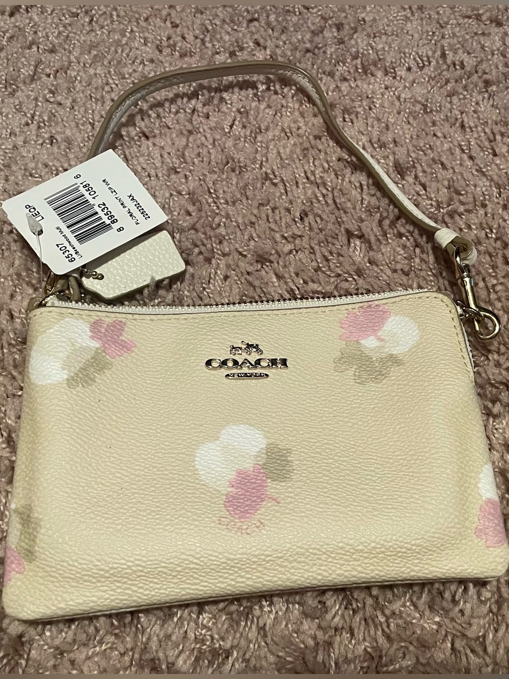 Coach Y2K Floral Wristlet